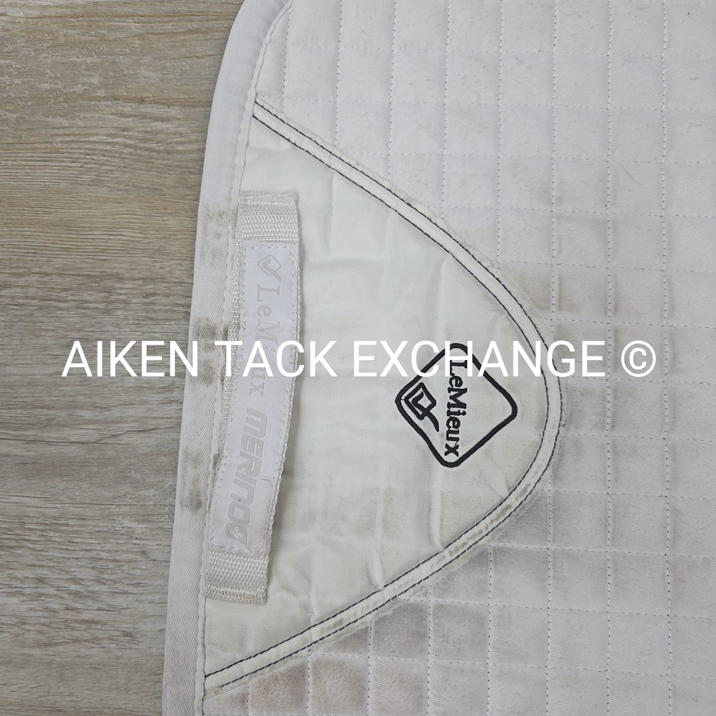 LeMieux Merino Half Lined Square Dressage Saddle Pad, Large