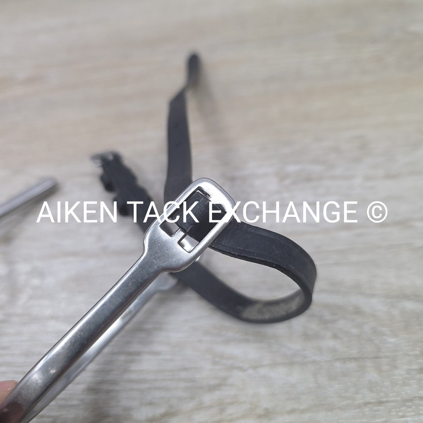 Long Neck Spurs with Leather Straps