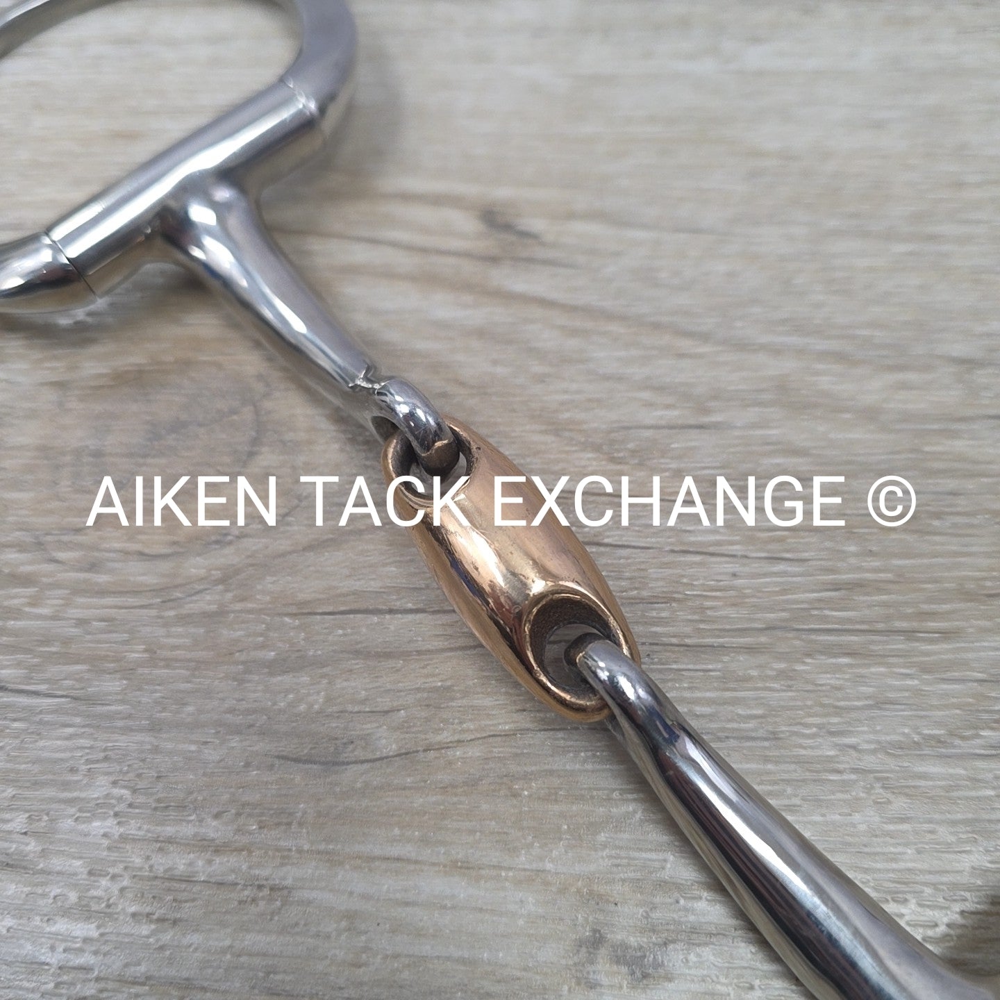 Korsteel Double Joint Copper Oval Link Eggbutt Bit 5.5"