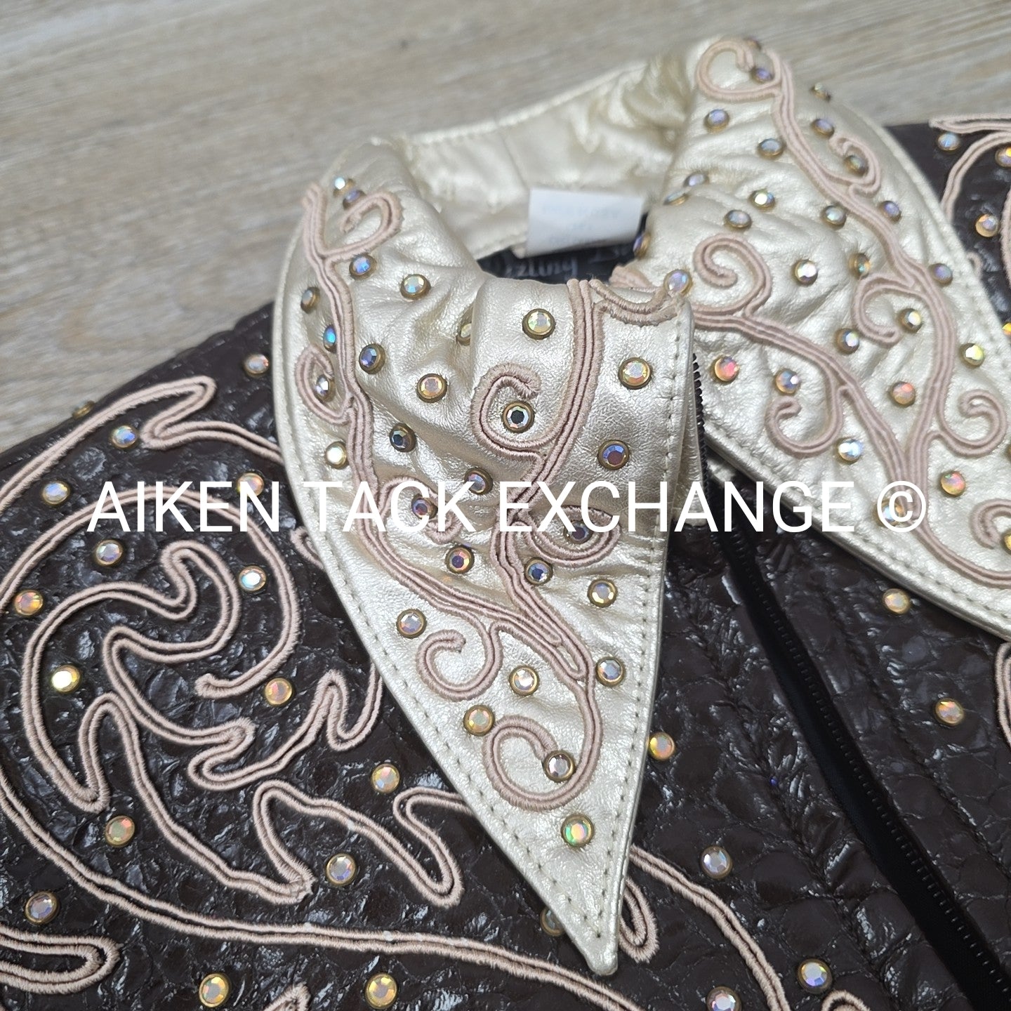 Dazzling Designs Leather Show Shirt & Pants Set, Women's XSmall, XLong