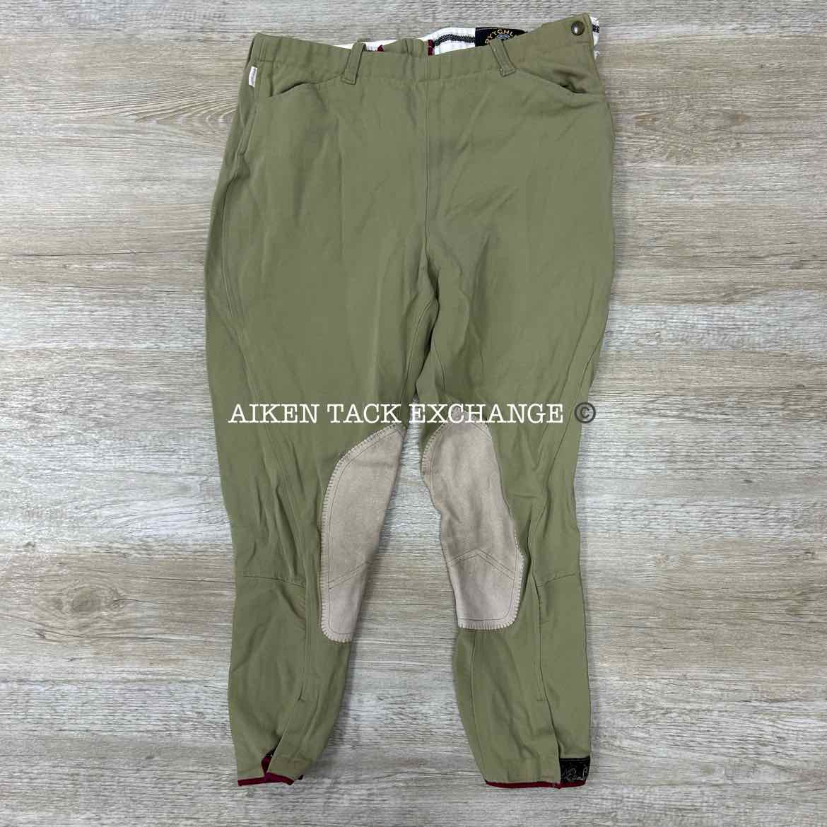 Pytchley Size Zip Knee Patch Breeches, Size 32 (has blemishes)