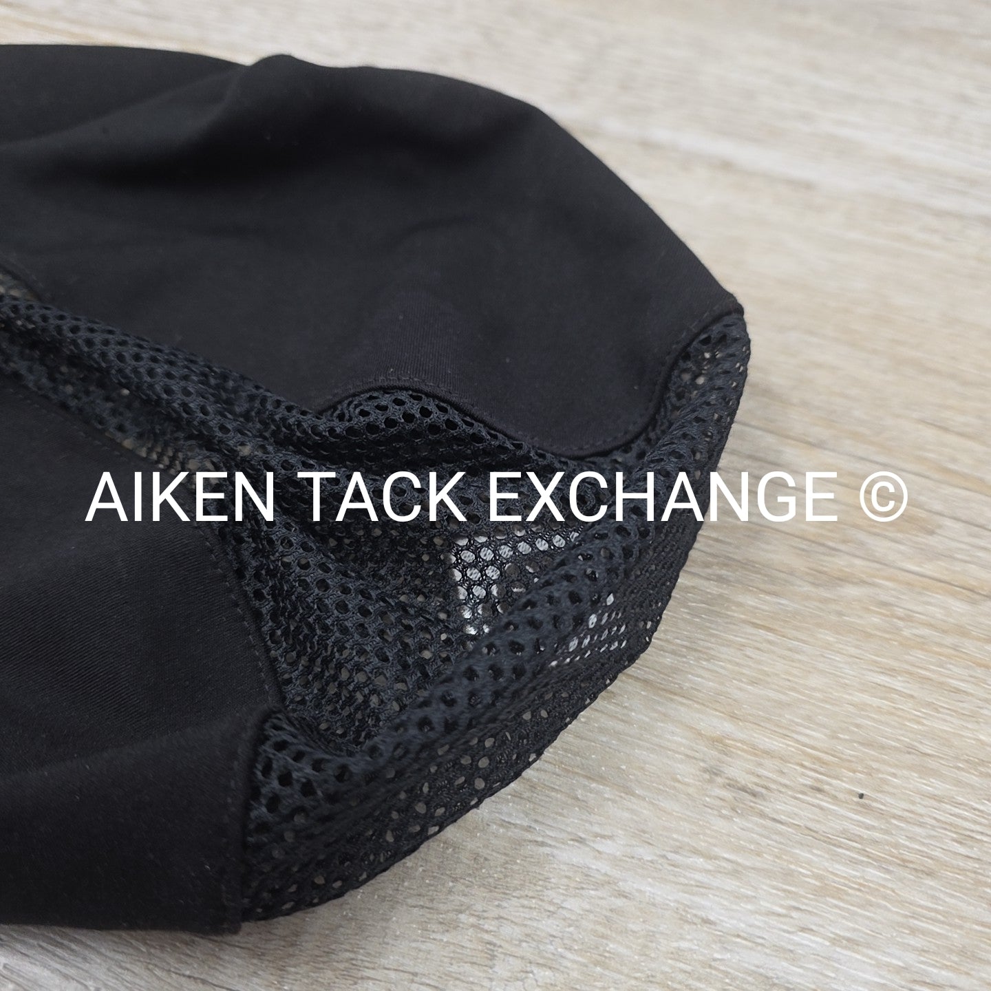 Charles Owen Vented Helmet Cover, Black, Size Medium