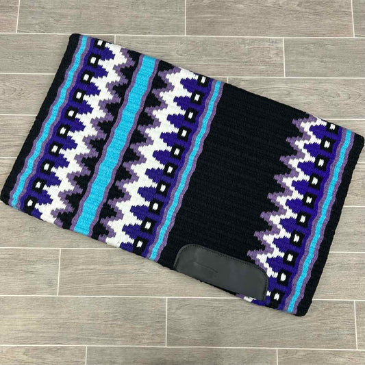 Kathy Williams Woven Western Show Pad, 100% Wool, Size 34" x 40"