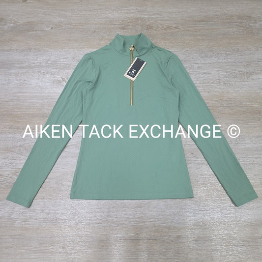 Novella Equestrian Perfect Perforated 1/4 Zip Top, Women's XXSmall