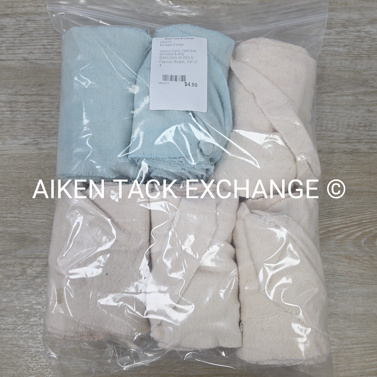 BARGAIN BUNDLE: Flannel Wraps, Set of 4