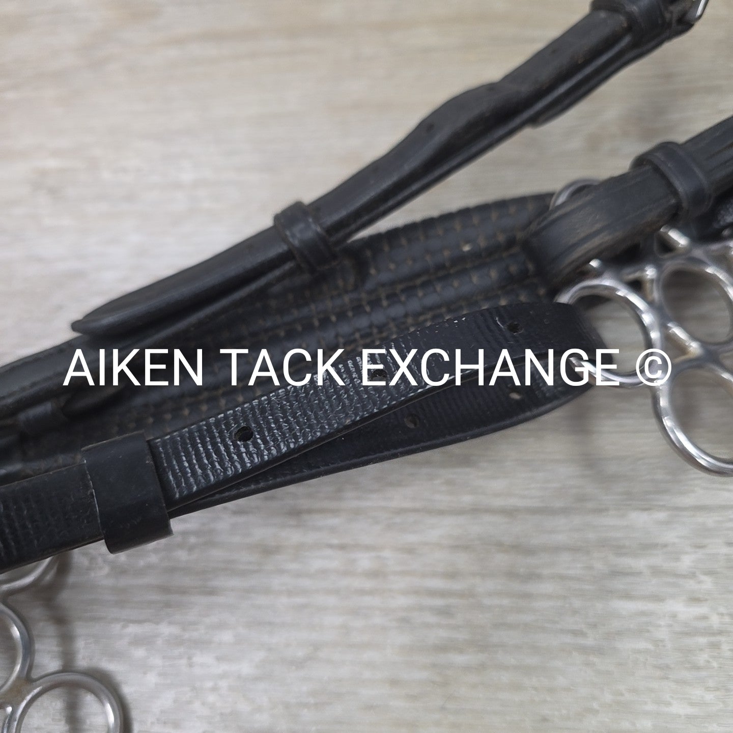 Collegiate Headstall with Zilco Hackamore, No Reins, Black, Size Full