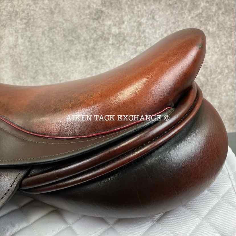 2014 Equine Inspired Aires De Haute by Frank Baines Cheval et Cavalier Jump Saddle, 17.5" Seat, Medium Tree, Wool Flocked Panels