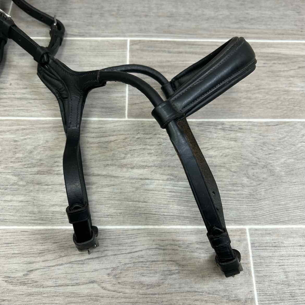 Shires Velociti Rapida Rolled Padded Caveson Bridle, No Reins, Size Full