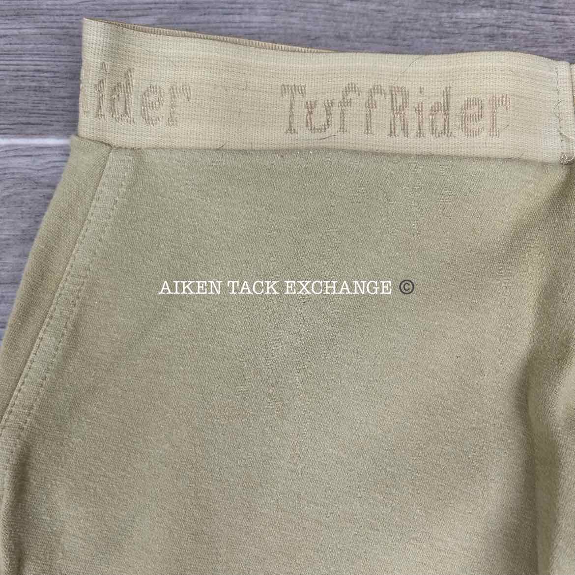 TuffRider Cotton Knee Patch Pull On Tights, Size 34