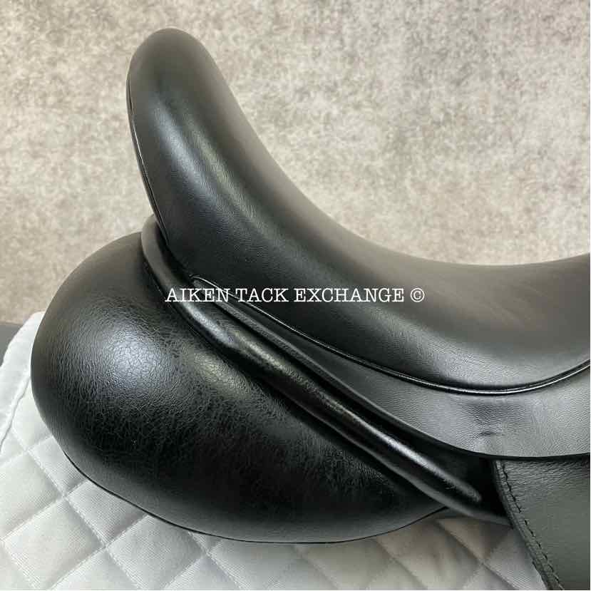 2014 Custom Saddlery Signature Steffen's Advantage Monoflap Dressage Saddle, 17.5" Seat, Adjustable Tree, Wool Flocked Panels