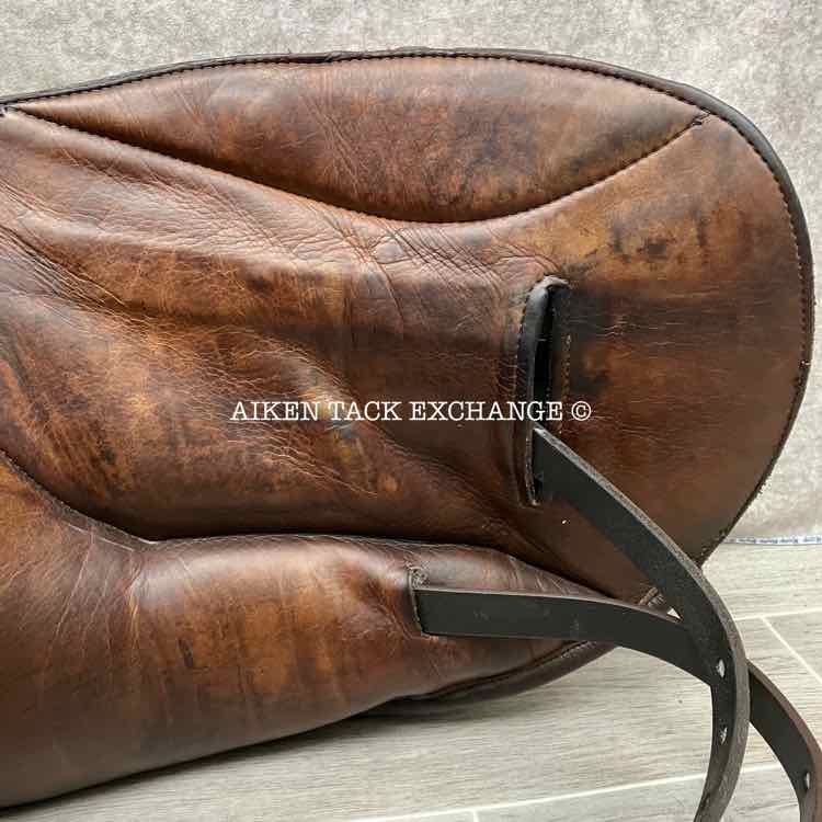 2018 Custom Saddlery Icon Star Monoflap Dressage Saddle, 17.5" Seat, Adjustable Tree, Wool Flocked Panels
