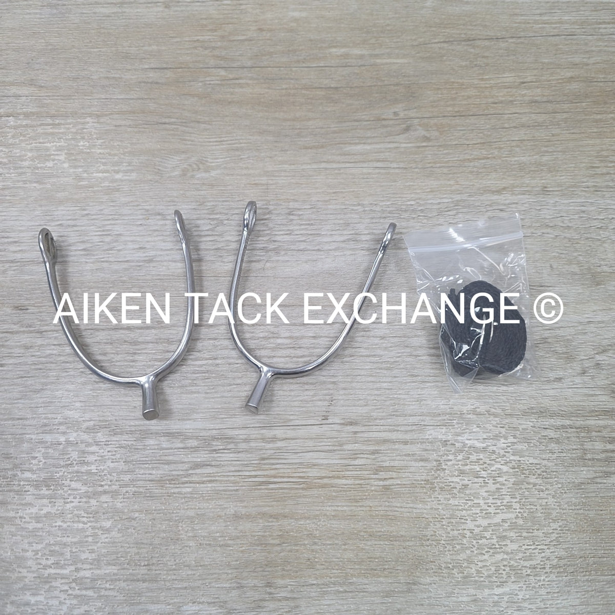 Spurs with Braided Nylon Straps, 23mm