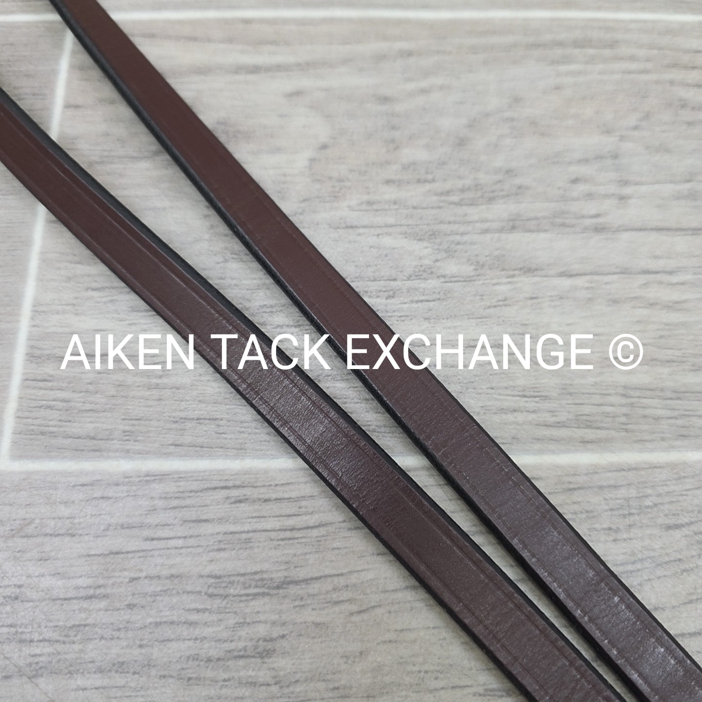 KL Select Red Barn Curb Rein, Brown, Size Full