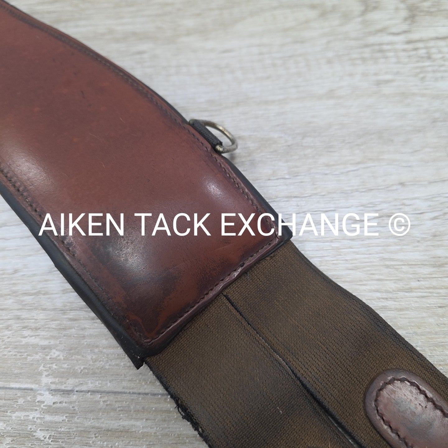 ThinLine Long Girth with Double End Elastic, Brown, 52"