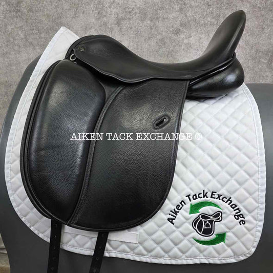 Cardanel Dressage Saddle, 18.5" Seat, Medium Wide Tree, Wool Flocked Panels