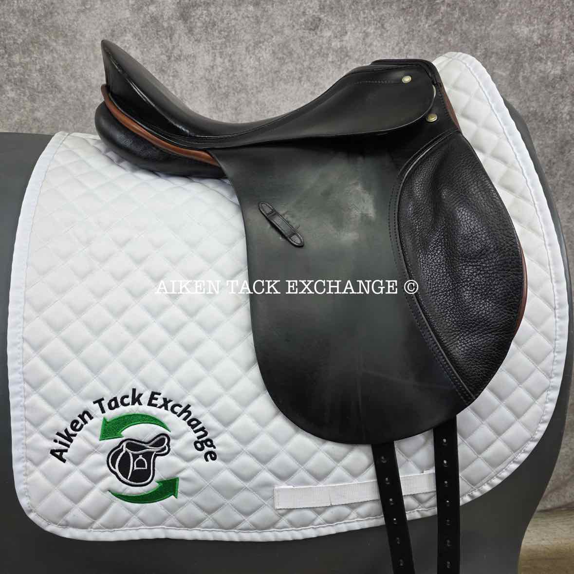 2000 Passier Young Champ Dressage Saddle, 16" Seat, Short Flap, W/XW Tree, Wool Flocked Panels