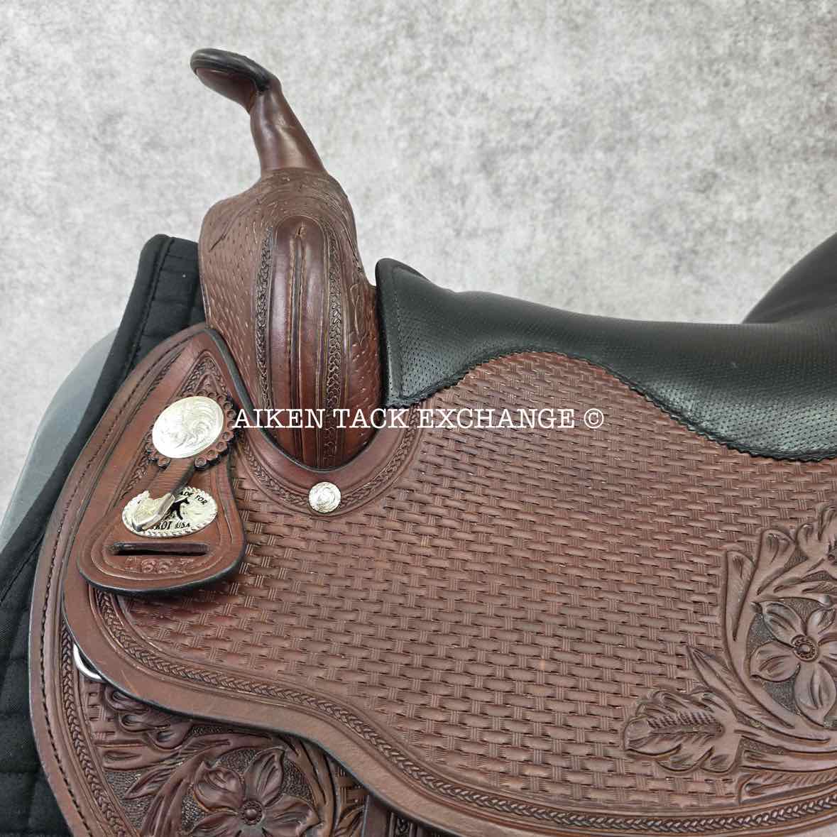 2017 Foxtrot USA Harmony Western Dressage Saddle, 16" Seat, Semi-Wide Tree