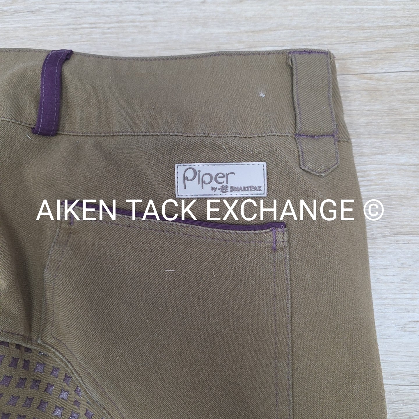Piper by SmartPak Silicone Grip Full Seat Breeches, Women's 34 R