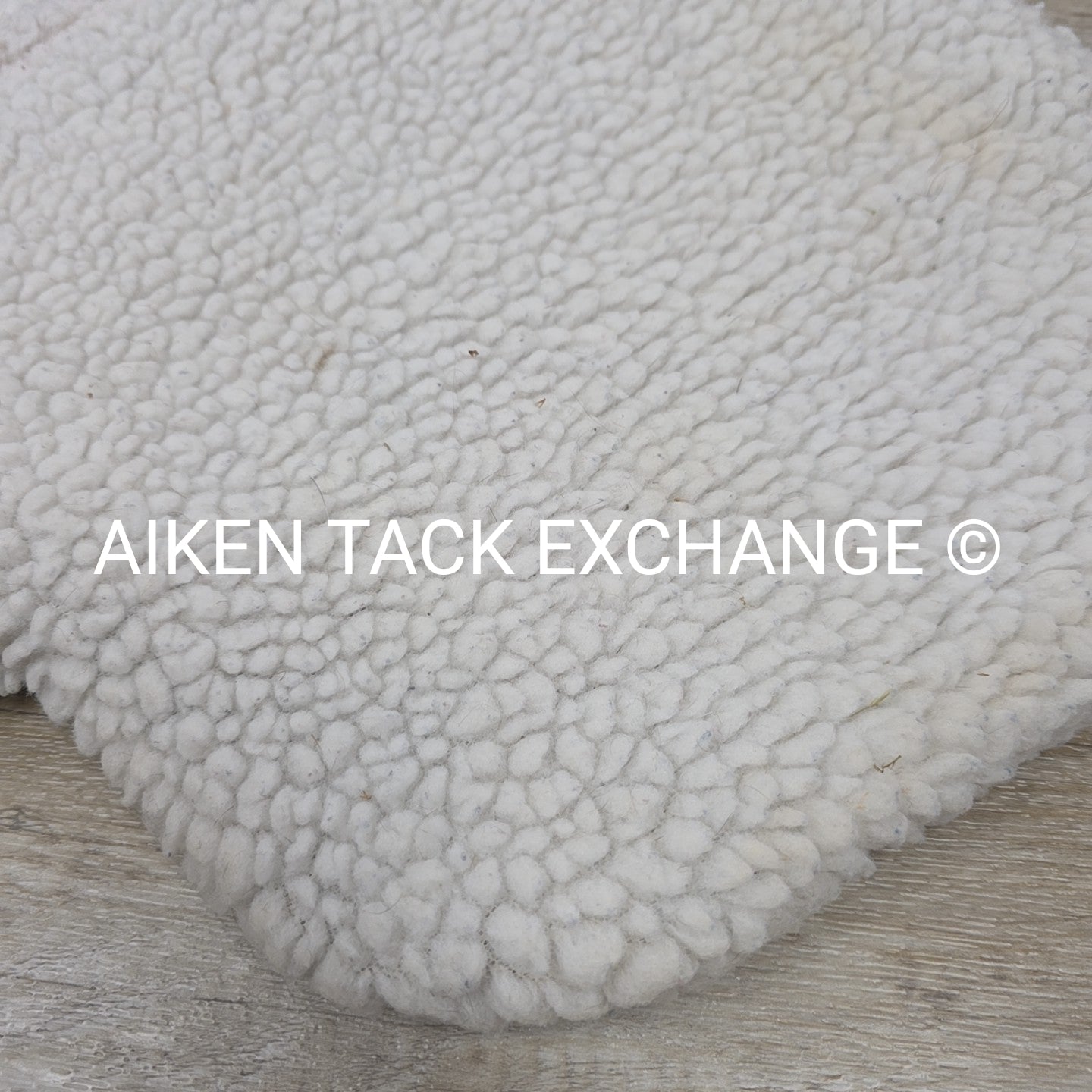 SaddleRight English Glove Leather Half Pad with Fleece Cover