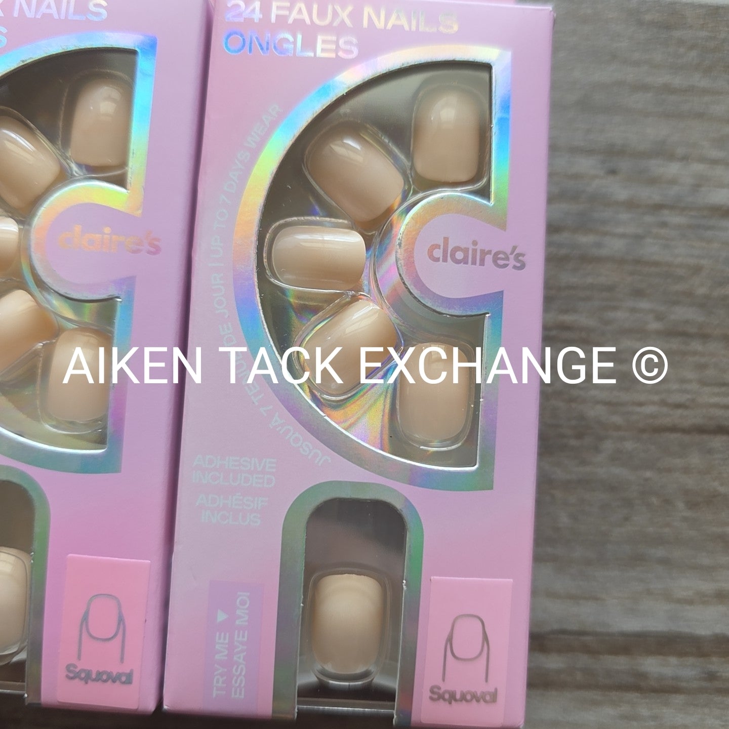 Claire's Glue-On Nails (3 Sets) - 24 Count Each (72 Total)