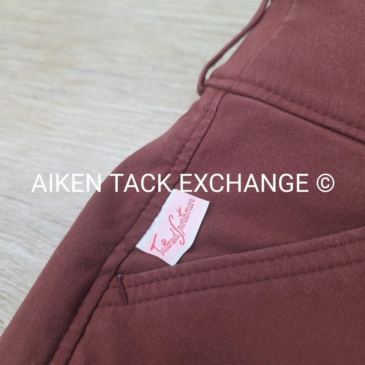 Tailored Sportsman Trophy Hunter Knee Patch Breeches, Redwood, Size 24