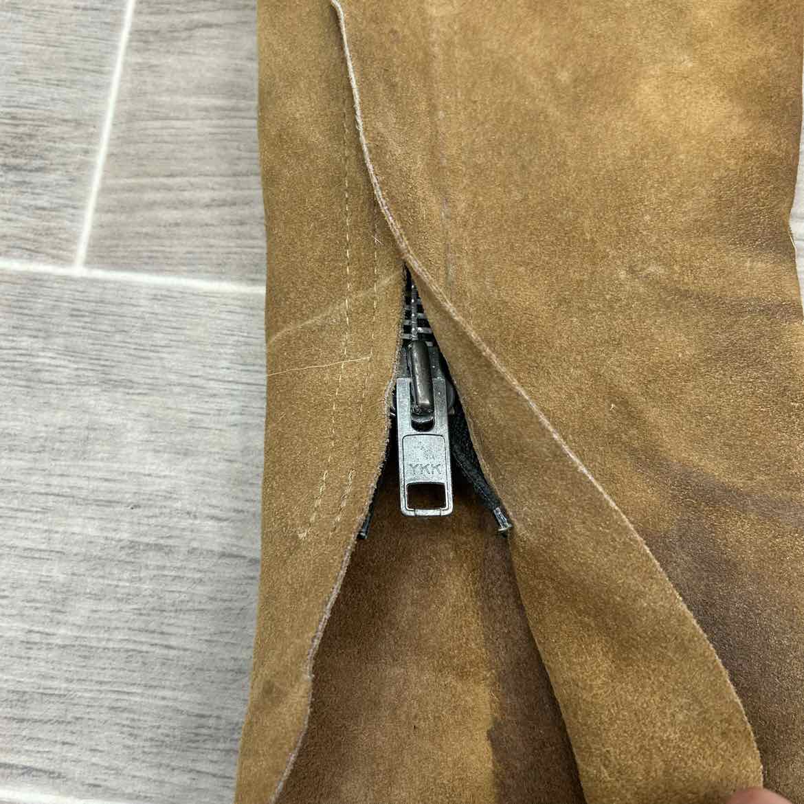 Barnstable Riding Suede Full Chaps, Size Small Slim Calf
