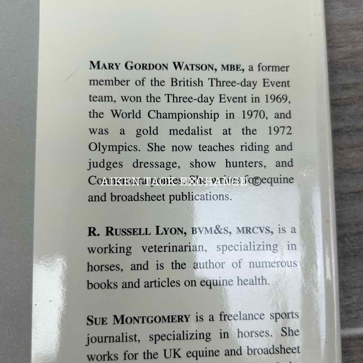 Horse The Complete Guide by Mary Gordon Watson