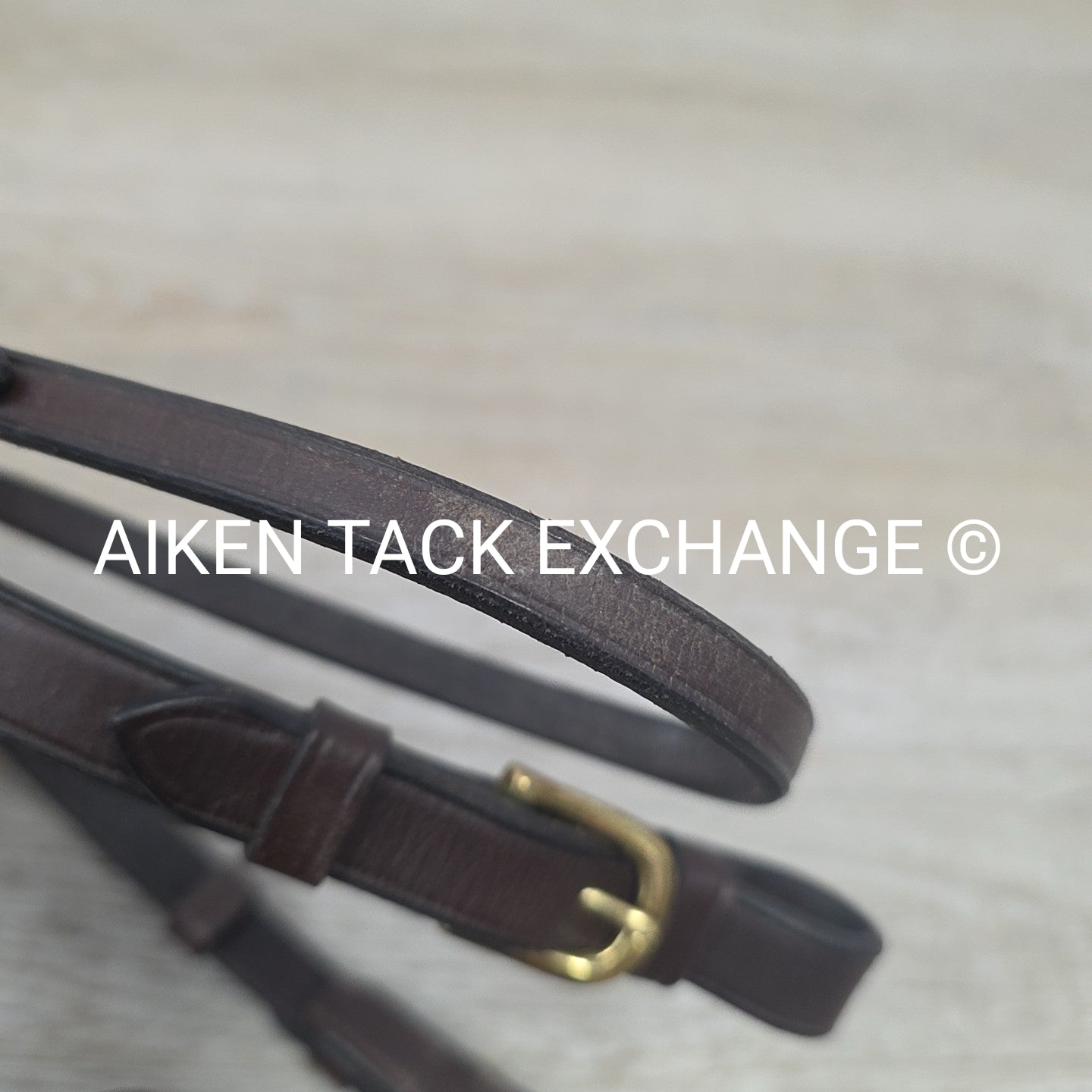 Harmohn Kraft Royal Plain Raised Flash Bridle, No Reins, Brown, Size Full