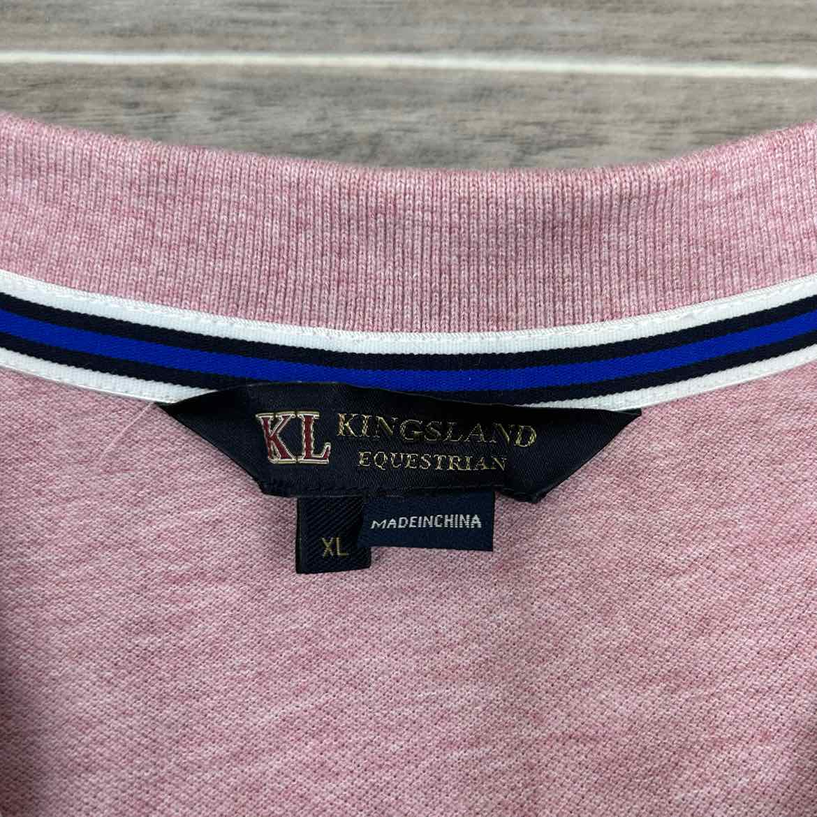 Kingsland Equestrian Short Sleeve Polo Top, Size Large