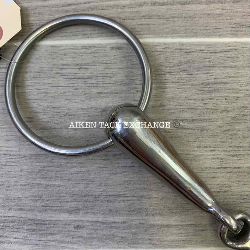 Stubben Single Jointed Hollow Mouth Loose Ring Bit, Brand New, 5.25"