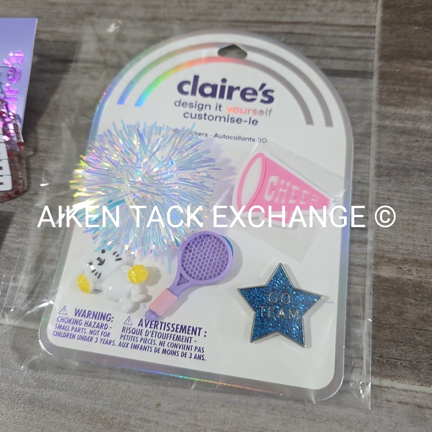 Claire's Game Day Bundle - 2 Pairs of Earrings, 2 Bracelets, 3D Stickers
