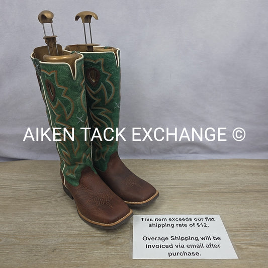Twisted X Buckaroo Western Boots, Size 4.5