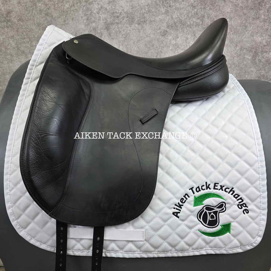 Patrick Profile Dressage Saddle, 17.5" Seat, Adjustable Tree - Changeable Gullet, Wool Flocked Panels