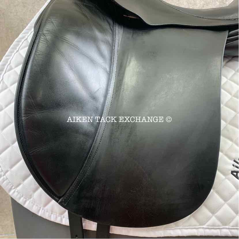 2003 Frank Baines Elegance Dressage Saddle, 17.5" Seat, Medium Tree, Wool Flocked Panels