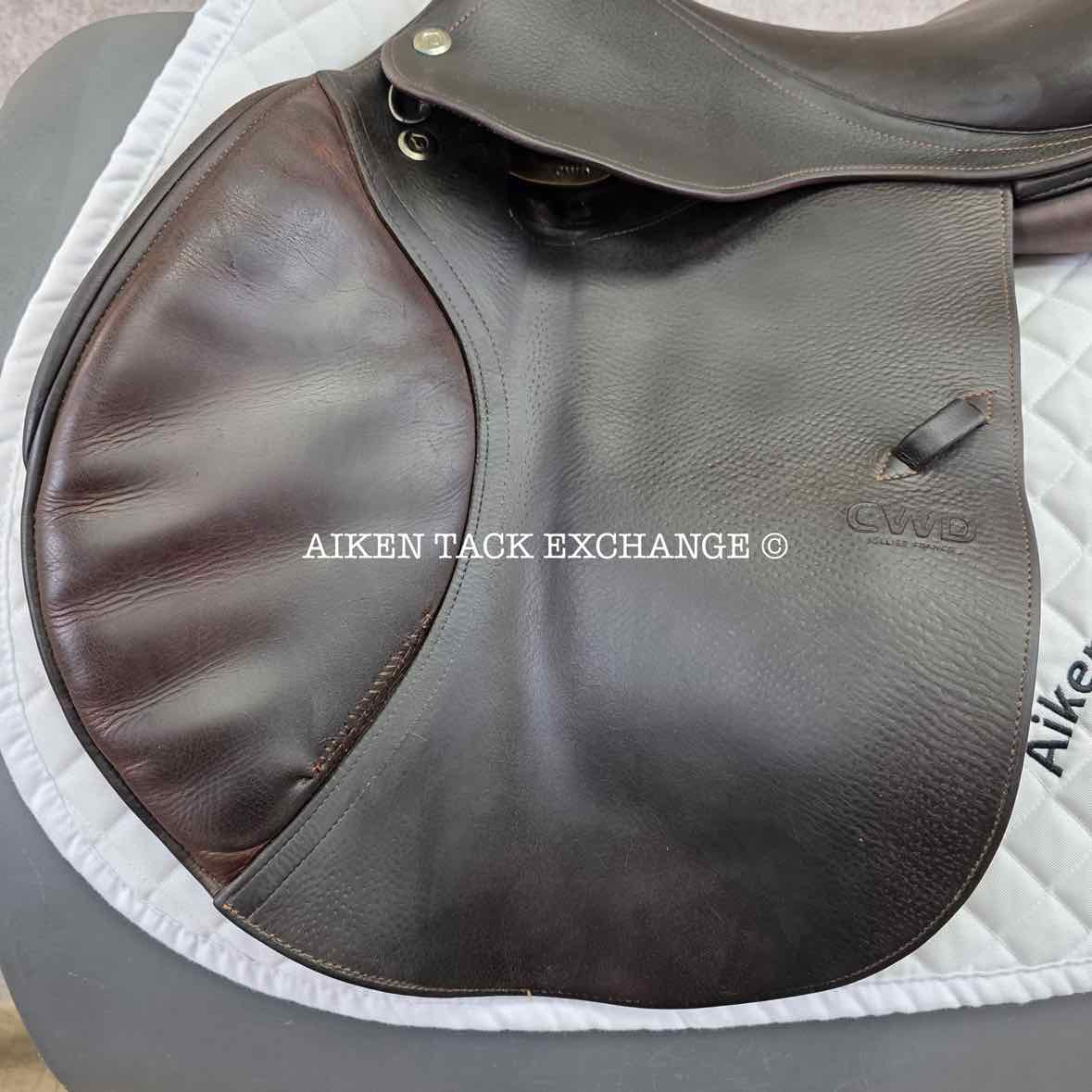 2006 CWD SE02 Close Contact Jump Saddle, 17.5" Seat, 4C Flap, Medium Tree, Foam Panels