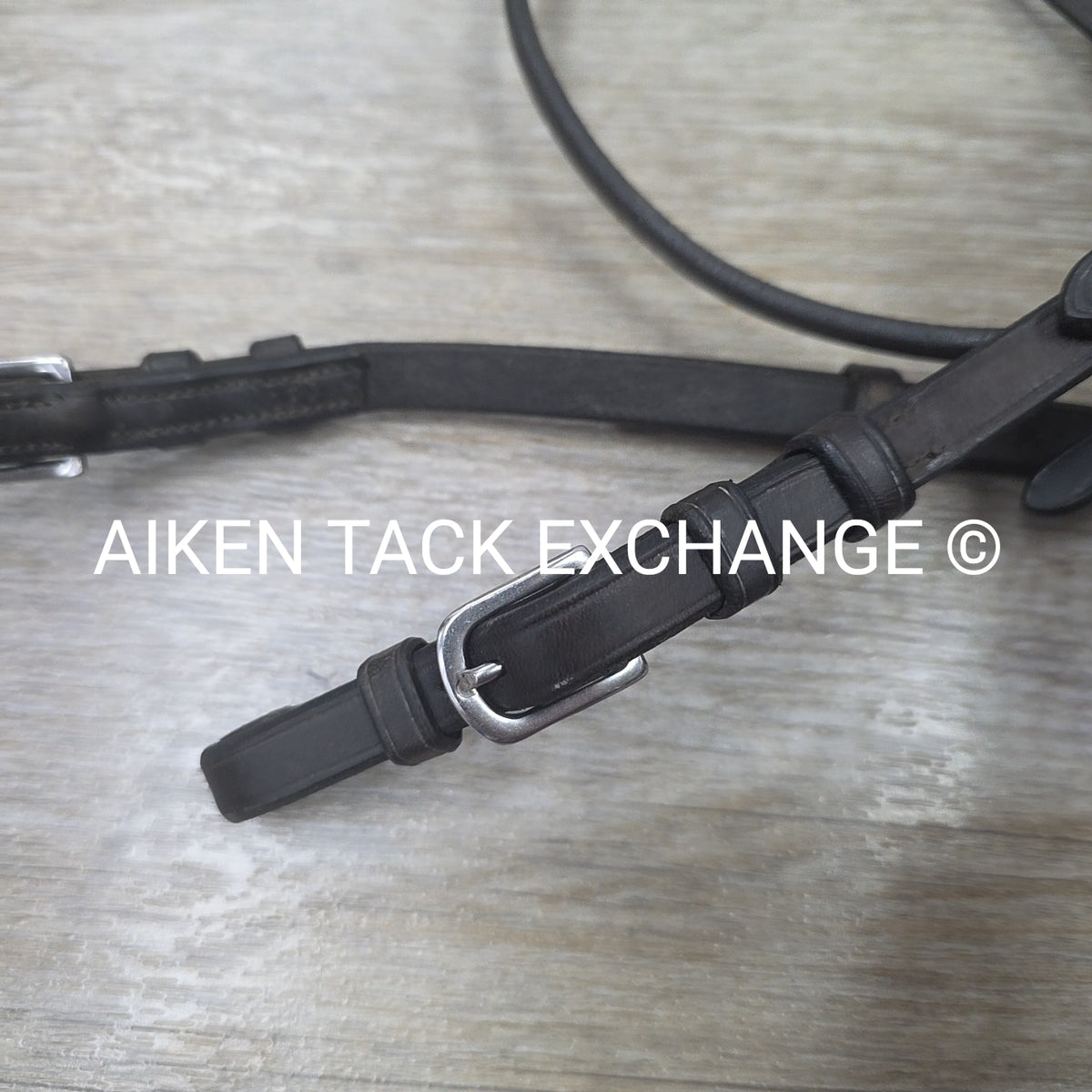 Avalon Plain Raised Bridle, No Noseband, No Reins, Brown, Size X-Full