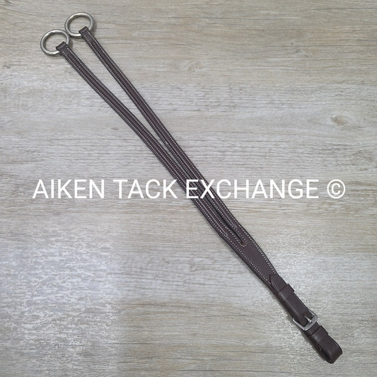 Plain Round Raised Running Martingale Attachment, Brown