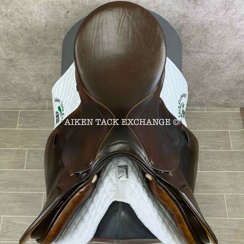 **SOLD** Stubben Siegfried Extra All Purpose Jump Saddle, 19" Seat, 31 cm Tree - Medium Wide/Wide, Wool Flocked Panels