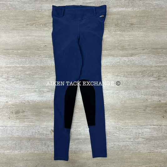 Kerrits Microcord Knee Patch Pull On Riding Tights, Women's XLarge