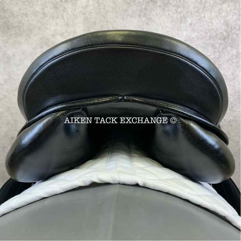 2017 Prestige Passion K Monoflap Dressage Saddle, 17" Seat, 33 Tree - M/MW, Wool Flocked Panels