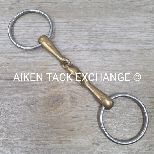 Herm Sprenger KK Ultra Aurigan Double Joint Loose Ring Bit 5.75"