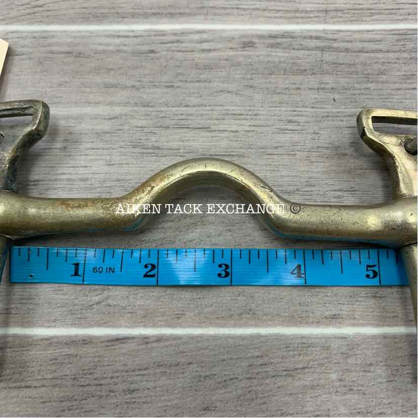 Never Rust Mullen Mouth Kimberwick Bit 5" (No Curb Chain)