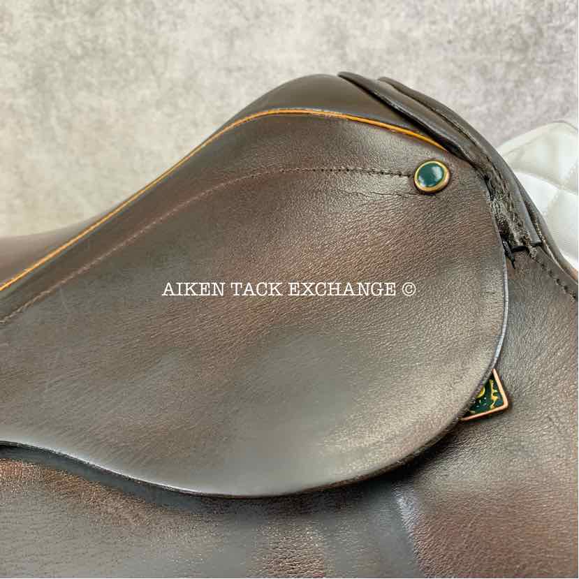 **SOLD** Stubben Siegfried Extra All Purpose Jump Saddle, 19" Seat, 31 cm Tree - Medium Wide/Wide, Wool Flocked Panels