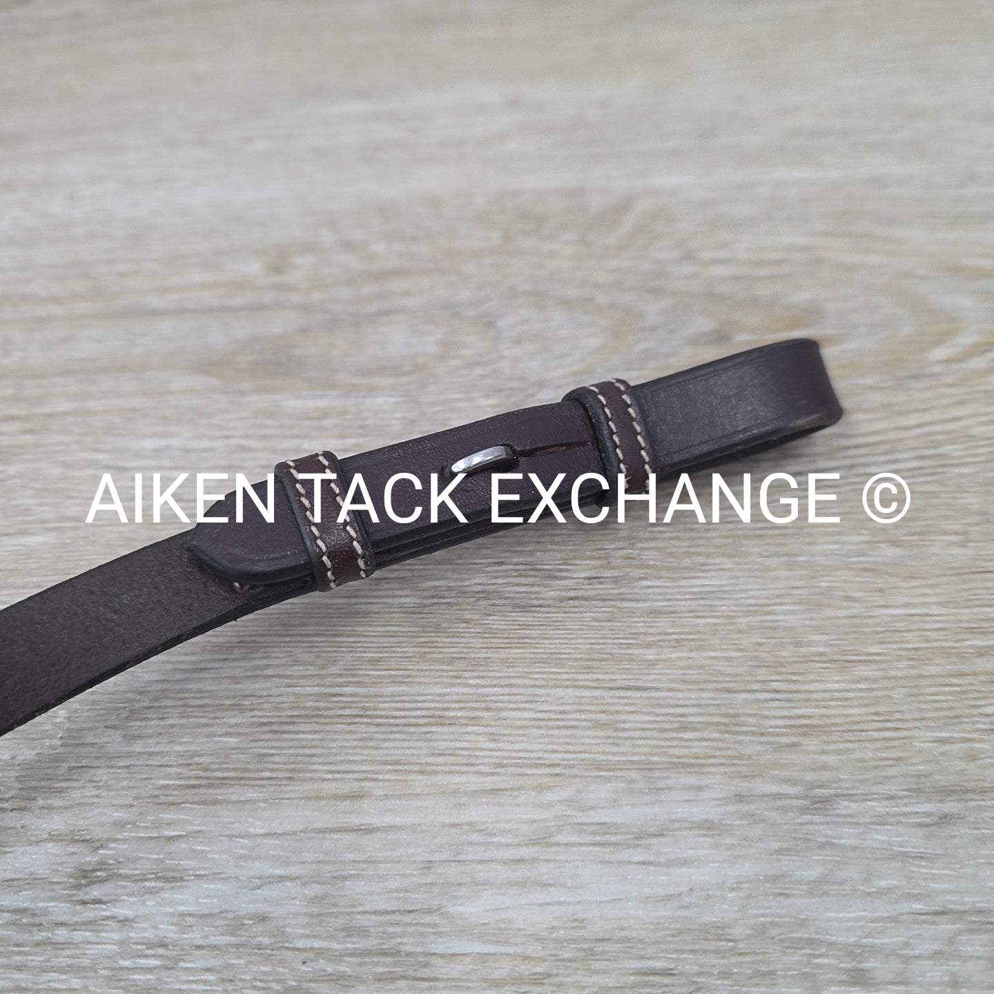 Penelope Elastic Rubber Grip Reins, Brown, 55"