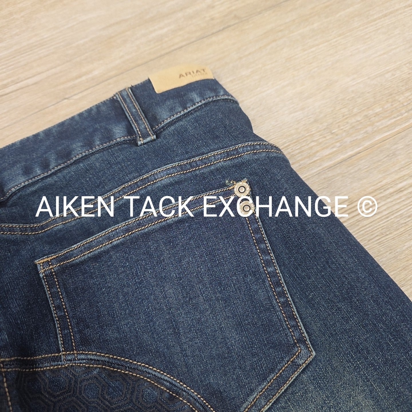 Ariat Halo Silicone Grip Full Seat Denim Breeches, Women's 28R