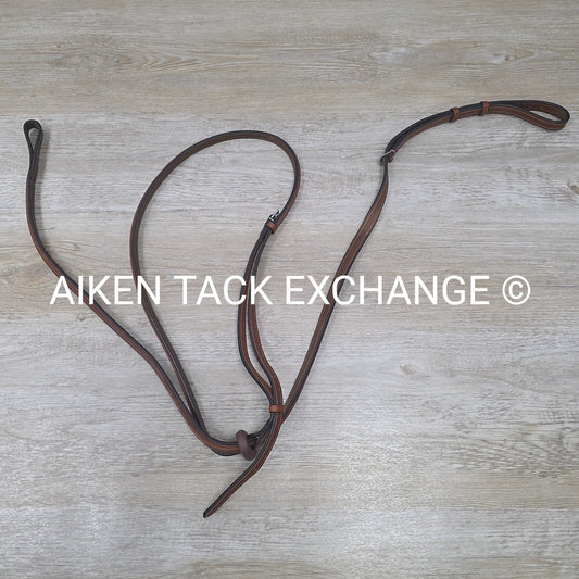 Bobby's English Tack Square Raised Fancy Stitched Standing Martingale, Brown, Wa