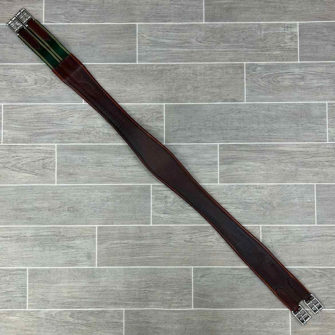 HDR Leather Girth with Single End Elastic 50"