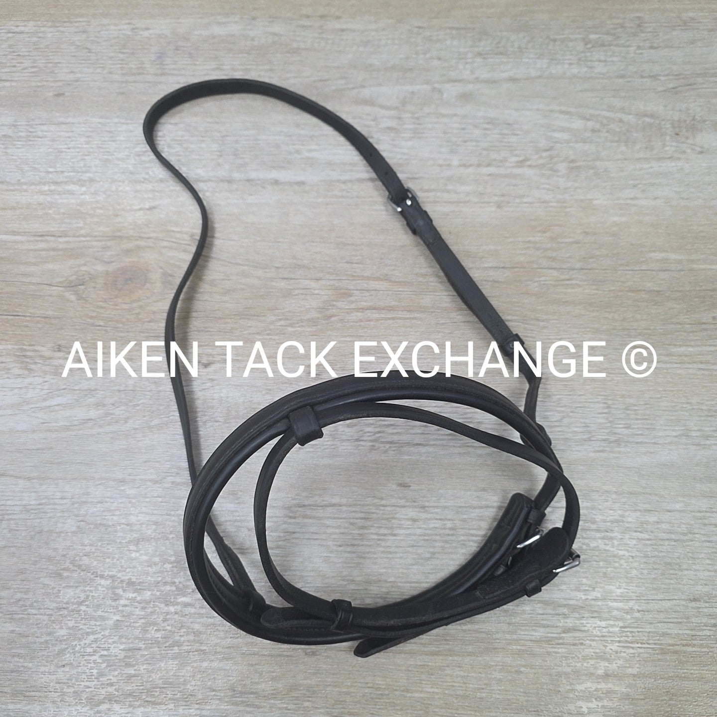 Nunn Finer Padded Plain Flash Noseband, Black, Oversize