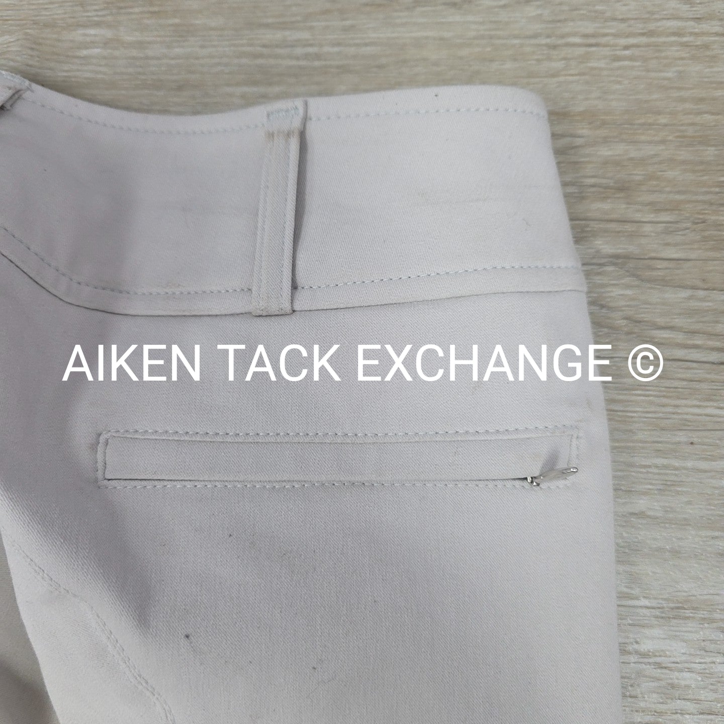 Santio Stella Euroseat Knee Patch Breeches, Beige, Size 26 R