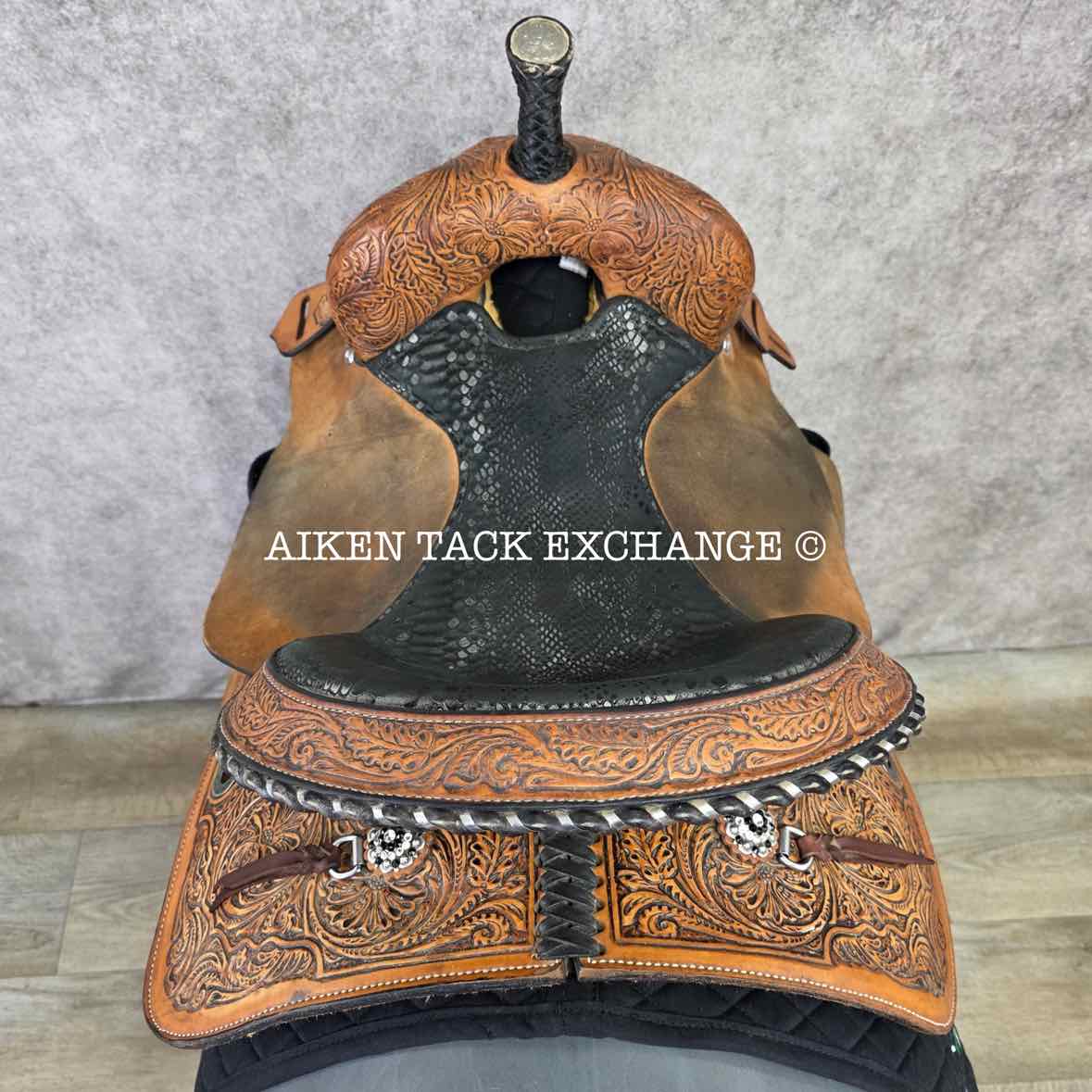 2020 High Horse 6224 Jewel Barrel Racing Western Saddle, 15" Seat, Regular Tree - Semi QH Bars